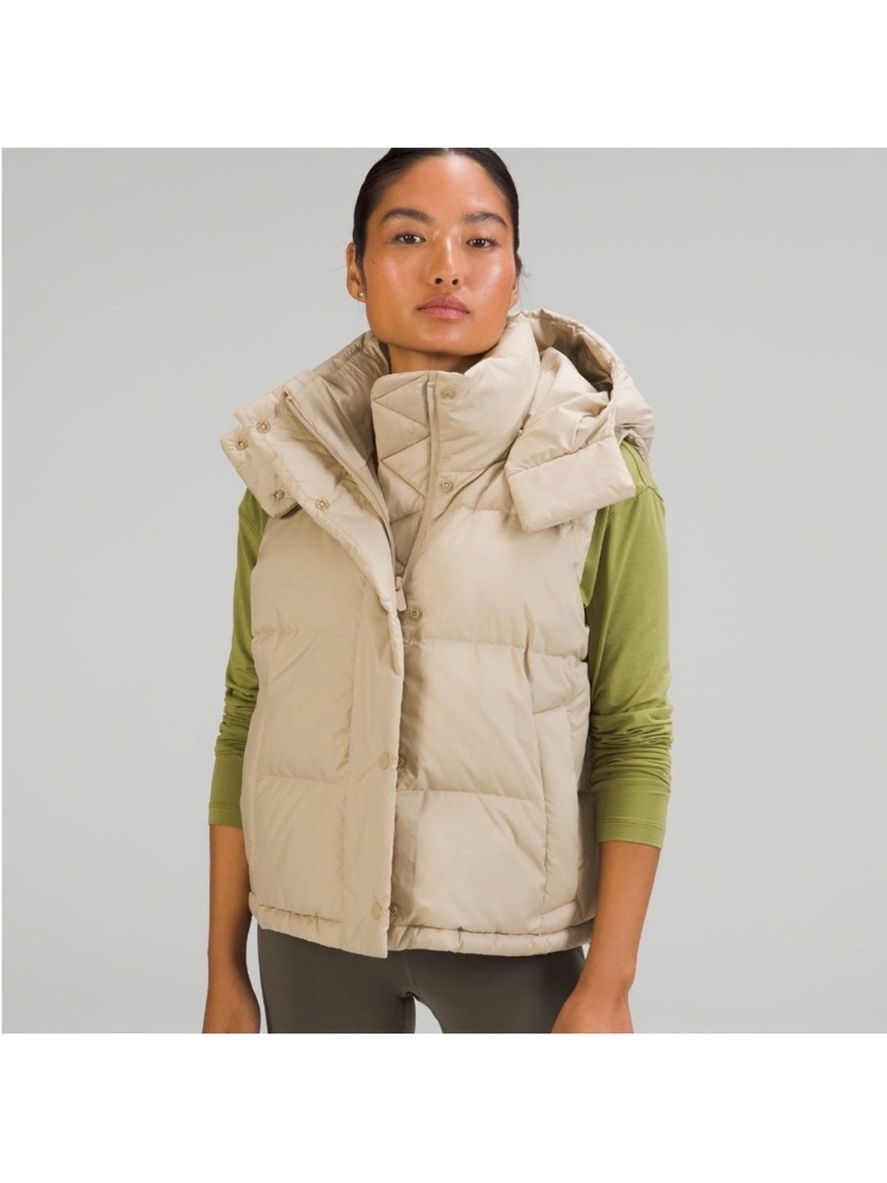 Lululemon Wunder Puff Cropped vest nwt size 4 TRNH